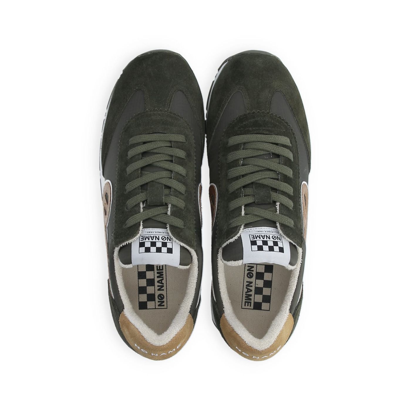 CITY RUN JOGGER   -  CAMPER/SUEDE  - VERDE SCURO